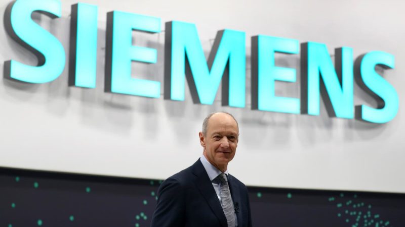 Globale Konjunkturerholung trägt dazu bei, Auftragsbücher bei Siemens Deutschland Sacramento California München Airbus zu füllen

