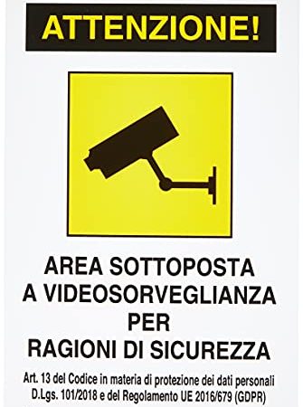 30 Le migliori recensioni di Cartelli Area Videosorvegliata testate e qualificate con guida all’acquisto