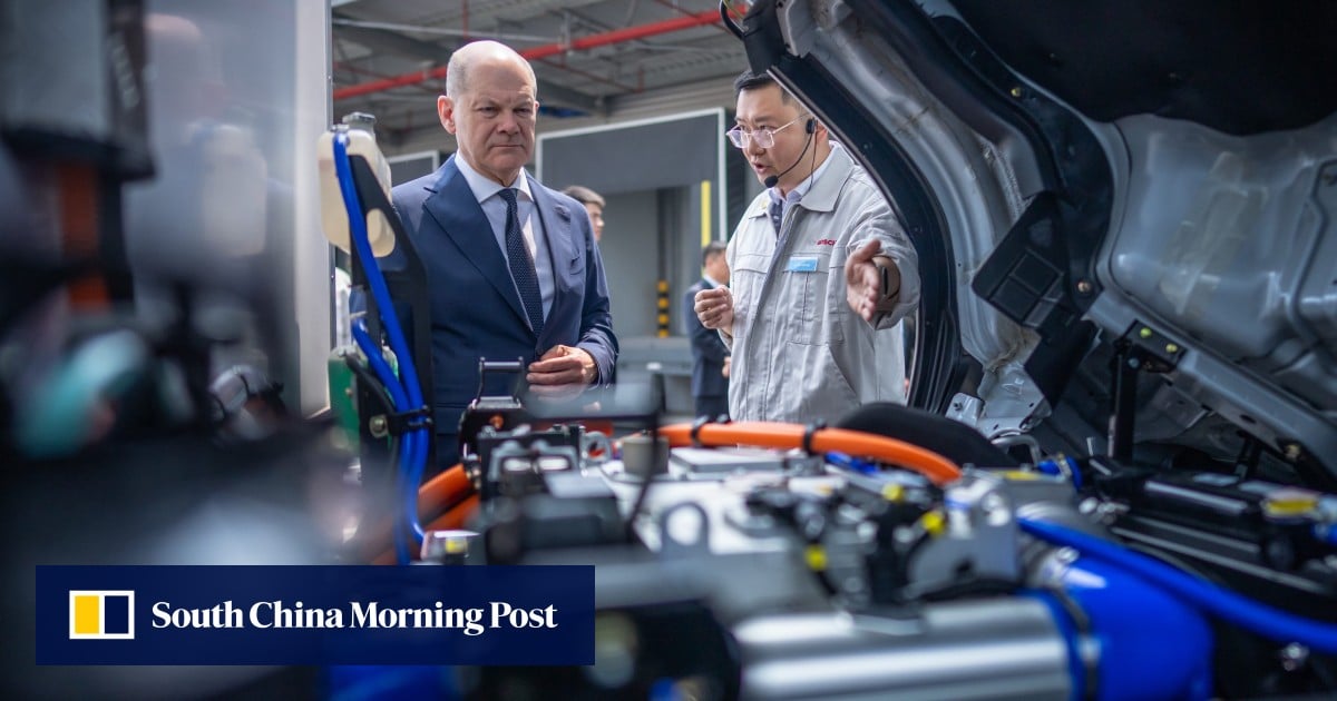 Bundeskanzler Olaf Scholz beginnt seinen Besuch in China angesichts wachsender europäischer Bedenken hinsichtlich unlauteren Wettbewerbs