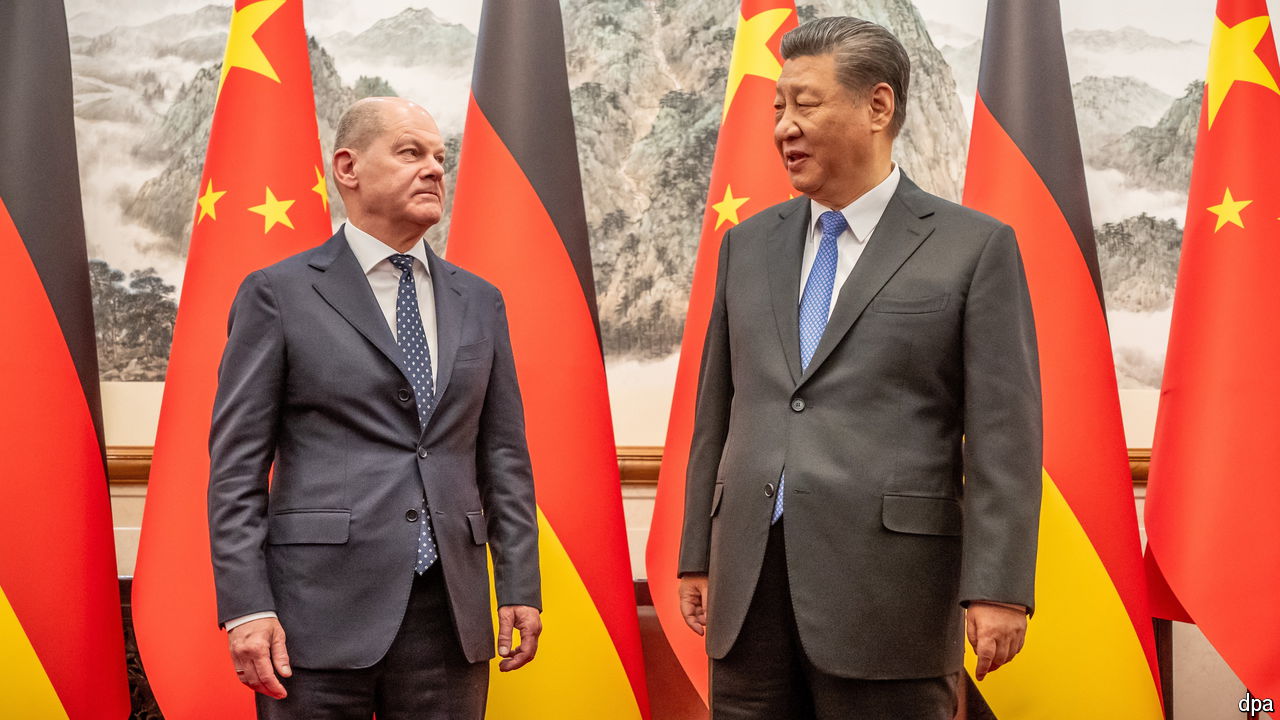 Das unangenehme Treffen der deutschen Bundeskanzlerin mit dem chinesischen Präsidenten