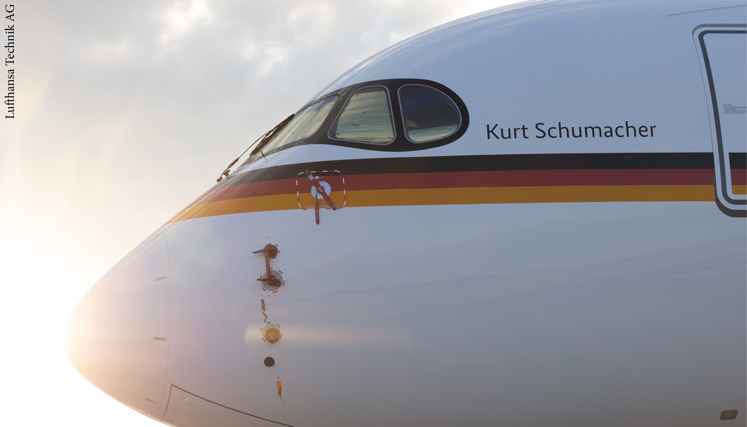 Die Deutsche Luftwaffe erhält das dritte A350-Regierungsflugzeug von Lufthansa Technik