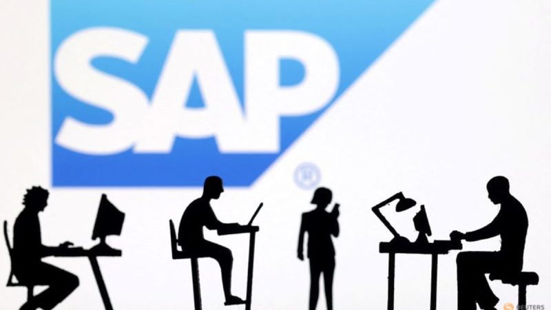 Die Cloud-Computing-Umsätze des deutschen Softwareunternehmens SAP stiegen im vierten Quartal des vergangenen Jahres um 25 %

